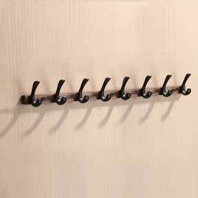 Modern Walnut Wood Wall Mounted Coat Hook