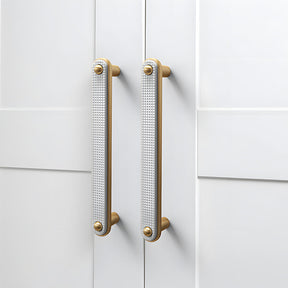 Modern Zinc Alloy Two-Tone Kitchen Cabinet Handles