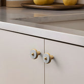 Modern Zinc Alloy Two-Tone Kitchen Cabinet Handles
