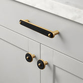 Modern Zinc Alloy Two-Tone Kitchen Cabinet Handles