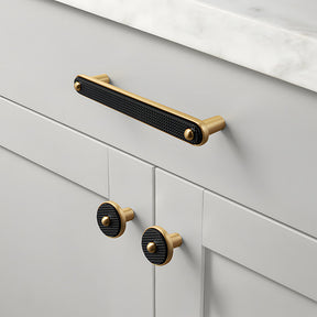 Modern Zinc Alloy Two-Tone Kitchen Cabinet Handles