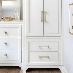 Modern Zinc Alloy Two-Tone Kitchen Cabinet Handles