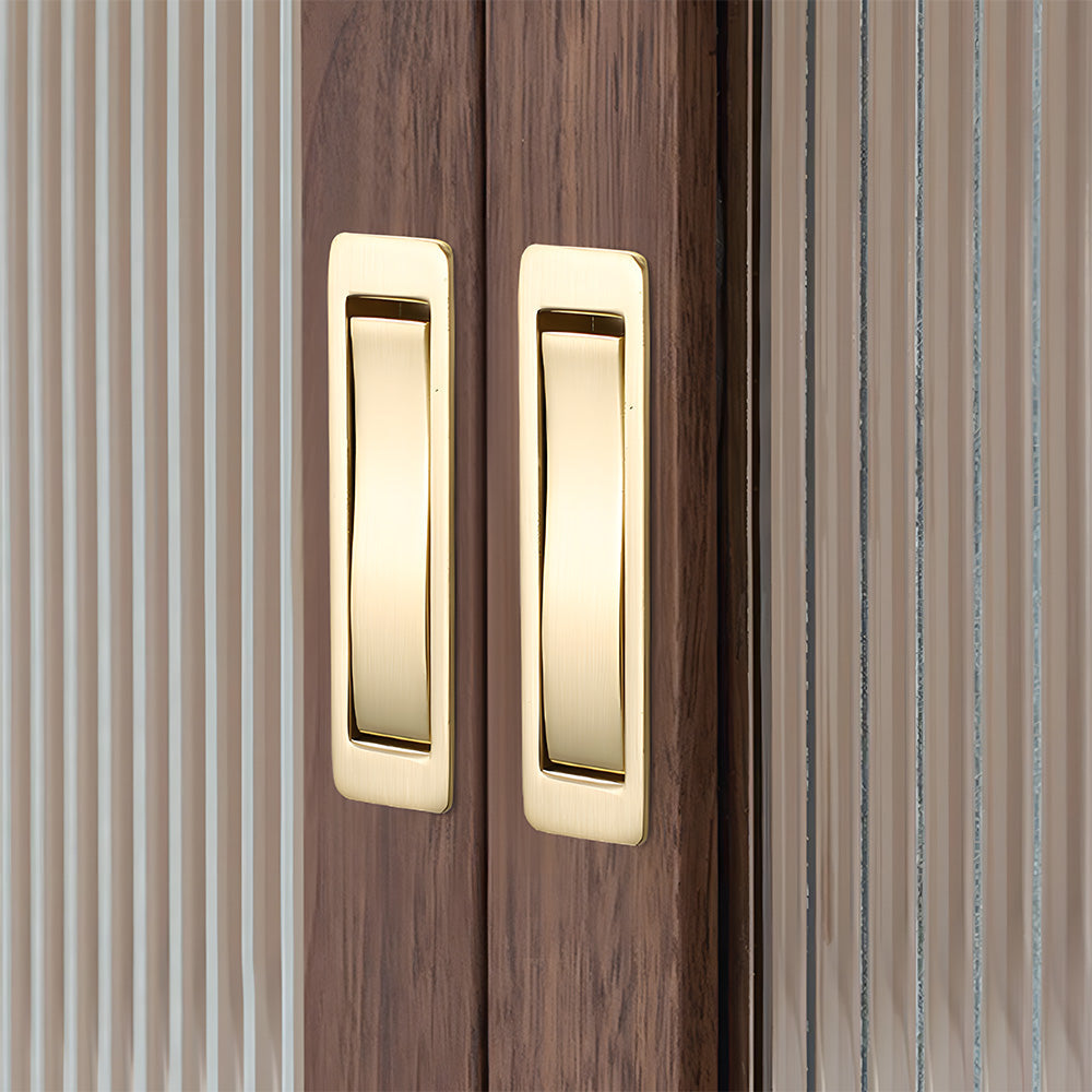 Modern Zinc Alloy Pop Out Pocket Door Edge Pull