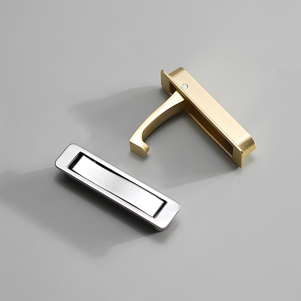 Modern Zinc Alloy Pop Out Pocket Door Edge Pull