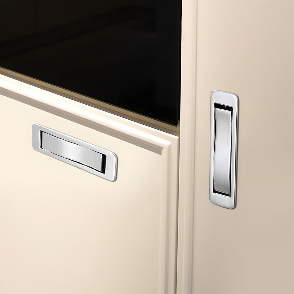 Modern Zinc Alloy Pop Out Pocket Door Edge Pull