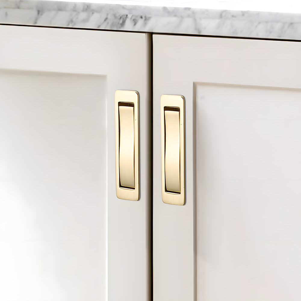 Modern Zinc Alloy Pop Out Pocket Door Edge Pull