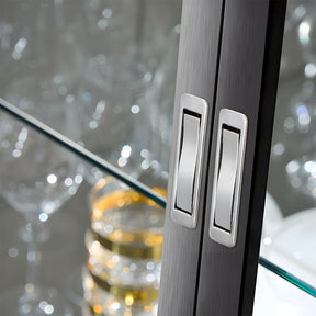 Modern Zinc Alloy Pop Out Pocket Door Edge Pull