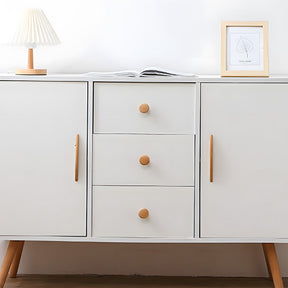 Modern Natural Wood Cupboard Handles