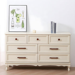 Nordic Round Wood Cabinet Pulls For Kitchen