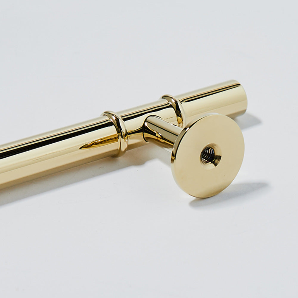 Minimalist Sleek Brass Kitchen Cabinet Handle