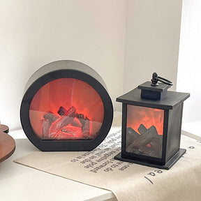 Compact Simulated Fireplace Light LED Christmas Lightings