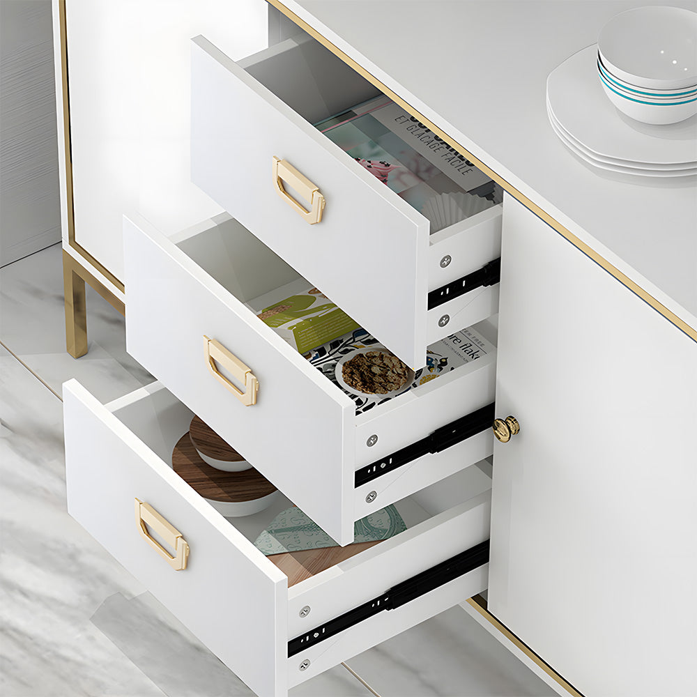 Modern Concealed Flush Pull Ring Drawer Handles