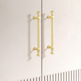 Nordic Long Zinc Alloy Gold Kitchen Cabinet Handles