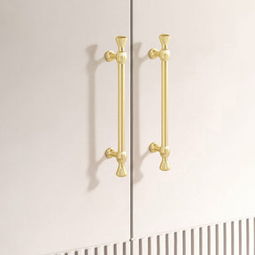 Nordic Long Zinc Alloy Gold Kitchen Cabinet Handles