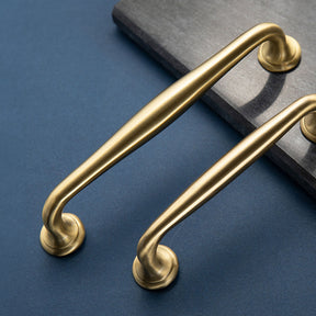 Modern Simple Brass Wardrobe Handle