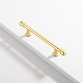 Modern Zinc Alloy Matte Gold Drawer Cabinet Handles