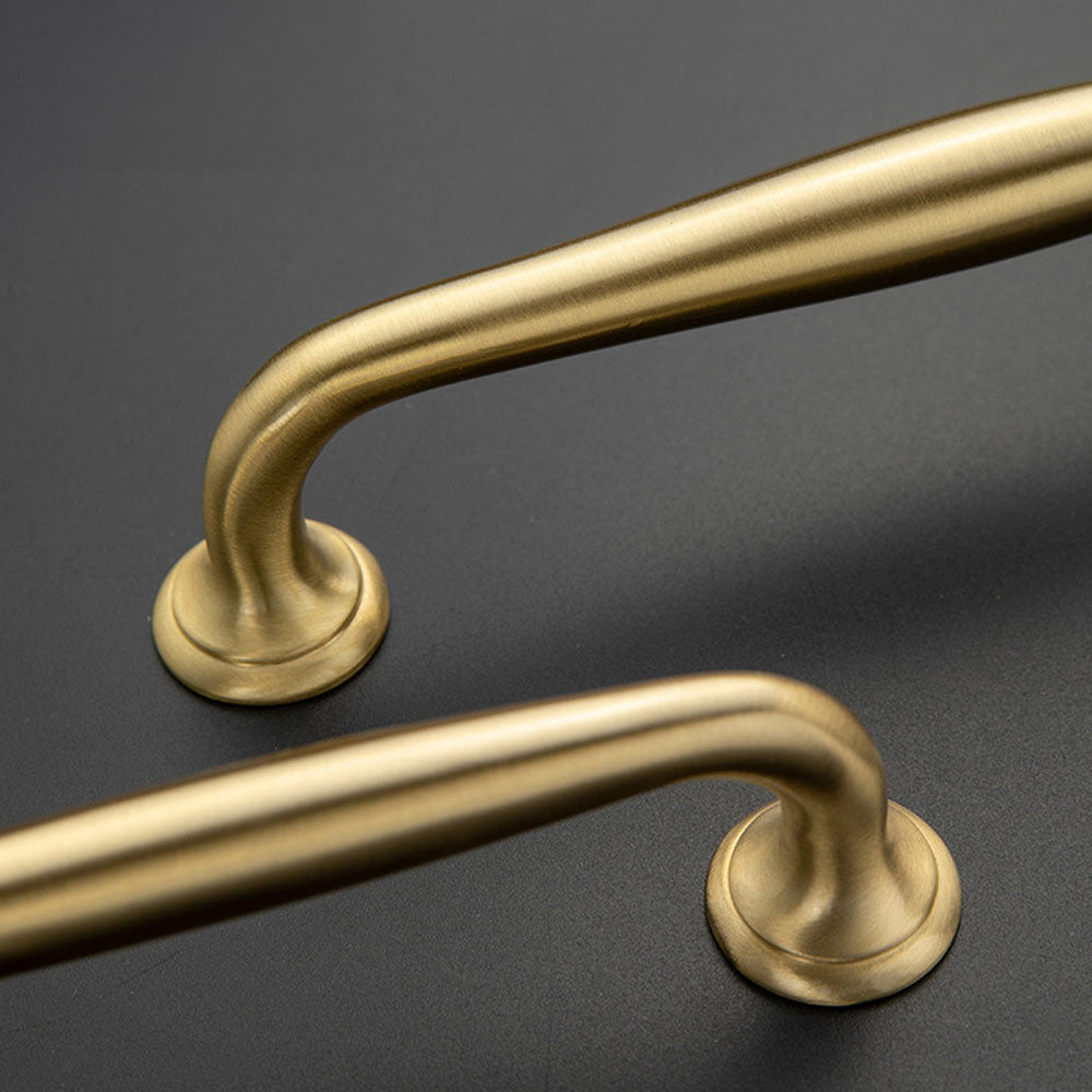 Modern Simple Brass Wardrobe Handle