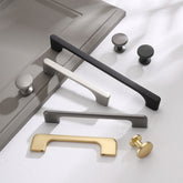 Arched Zinc Alloy Drawer Kitchen Cabinet Handle