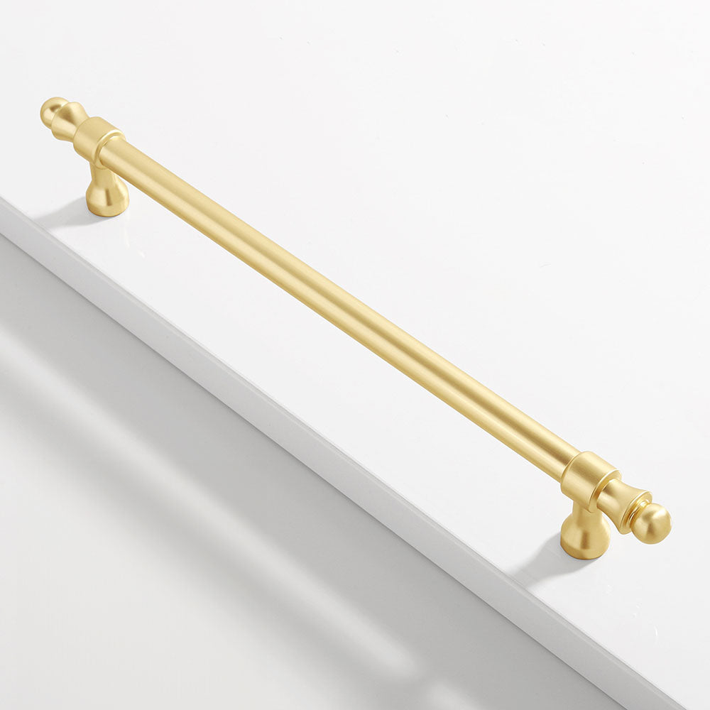 Modern Zinc Alloy Gold Cabinet Pulls