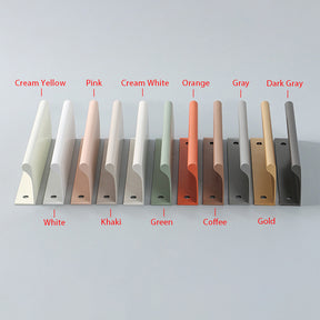Modern Colorful Long Cabinet Edge Finger Pulls For Kitchen