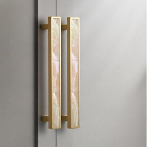 Luxury Marble Texture Brass Cabinet Drawer Handle