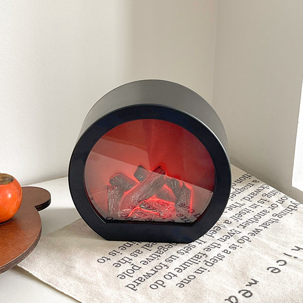 Compact Simulated Fireplace Light LED Christmas Lightings