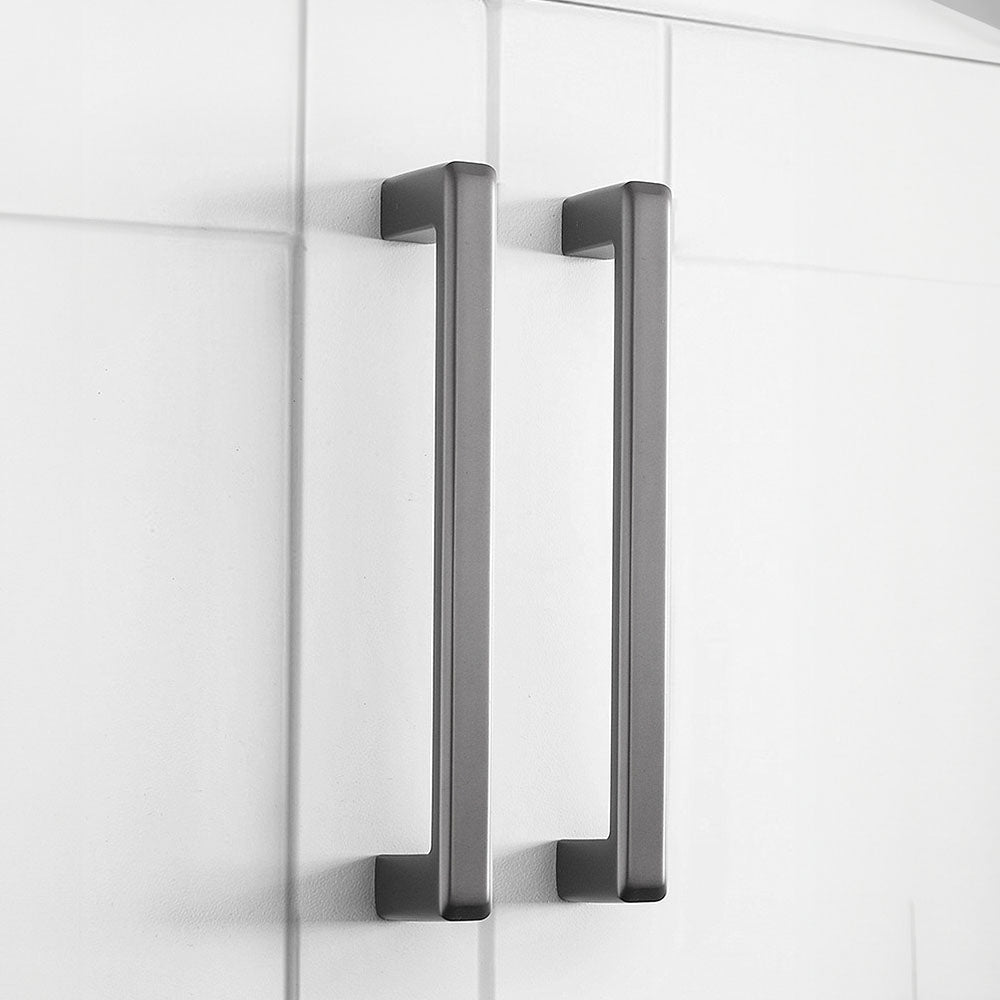 Modern Square Zinc Alloy Kitchen Cabinet Handles