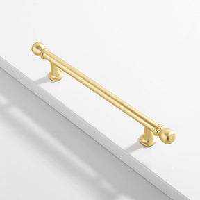 Modern Zinc Alloy Matte Gold Drawer Cabinet Handles