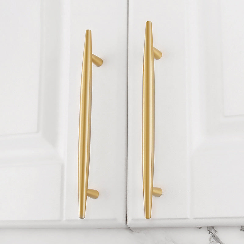 Modern Solid Brass Kitchen Cabinet Handles