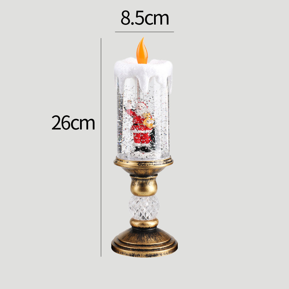 Warm Transparent Candles Plastic LED Christmas Lightings
