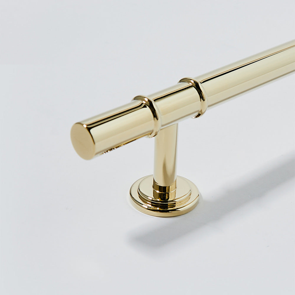 Minimalist Sleek Brass Kitchen Cabinet Handle