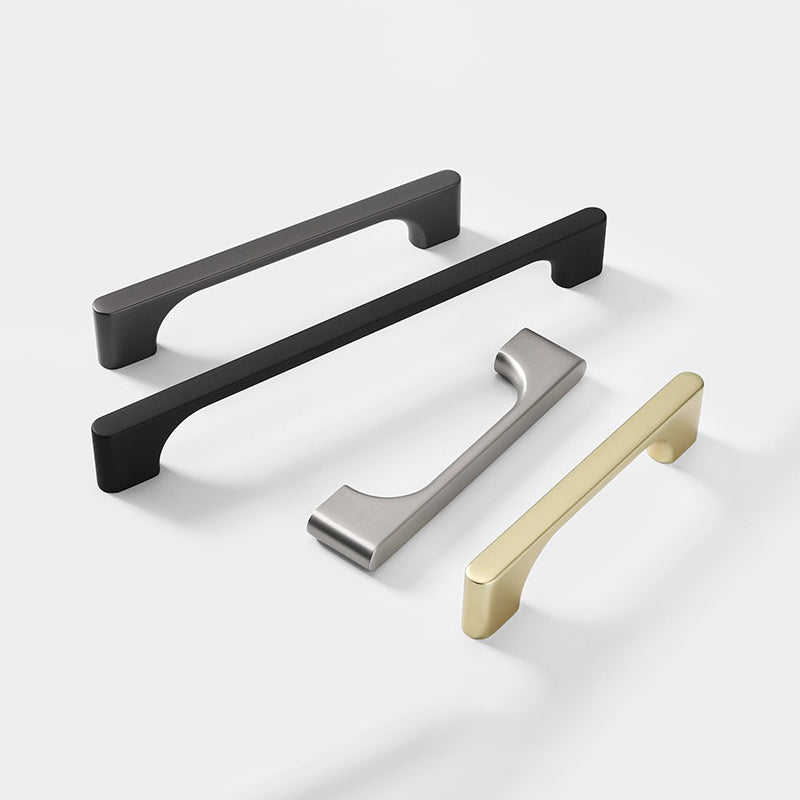 Arched Zinc Alloy Drawer Kitchen Cabinet Handle