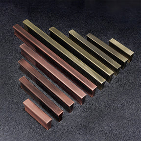 Vintage Bronze Aluminum Finger Pulls