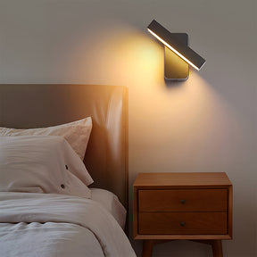 Vintage IP65 Adjustable LED Black Outdoor Wall Light