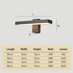 Vintage IP65 Adjustable LED Black Outdoor Wall Light