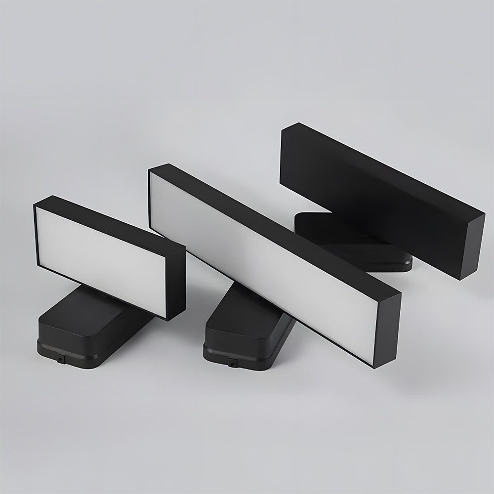 Vintage IP65 Adjustable LED Black Outdoor Wall Light