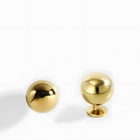 Retro Shell Solid Brass Wardrobe Cabinet Cup Pulls