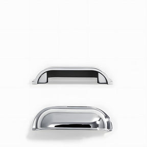 Retro Shell Solid Brass Wardrobe Cabinet Cup Pulls