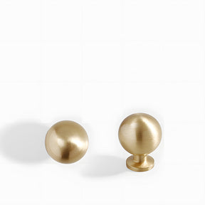 Retro Shell Solid Brass Wardrobe Cabinet Cup Pulls