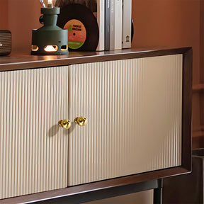 Retro Shell Solid Brass Wardrobe Cabinet Cup Pulls