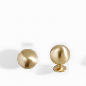 Retro Shell Solid Brass Wardrobe Cabinet Cup Pulls