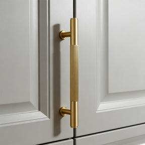Retro Aged Bronze Lined Brass Cabinet Handles