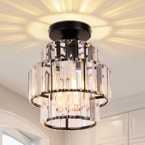 Luxury Glass Flush Mount Hallway Ceiling Lighting