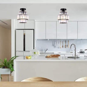 Luxury Glass Flush Mount Hallway Ceiling Lighting