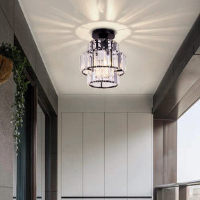 Luxury Glass Flush Mount Hallway Ceiling Lighting