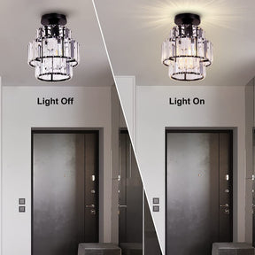 Luxury Glass Flush Mount Hallway Ceiling Lighting