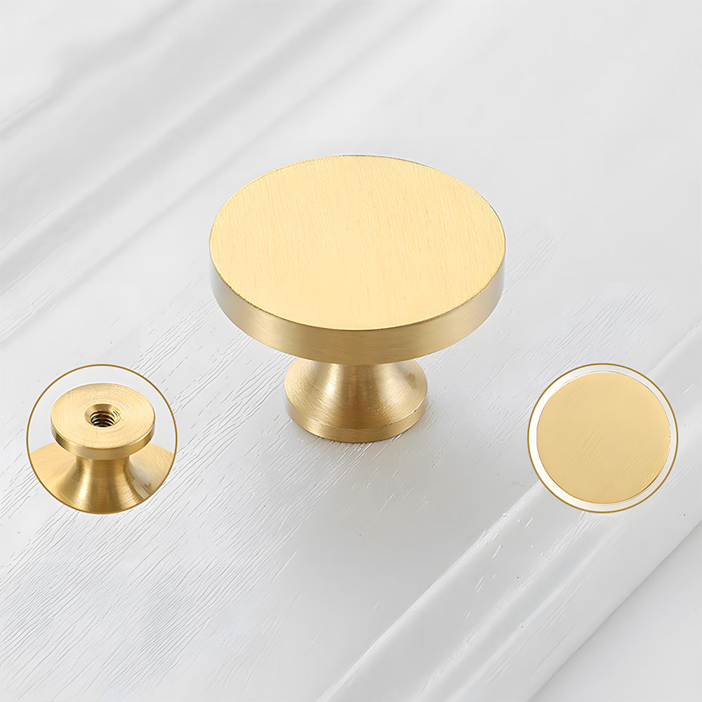 Modern Gold Brass Cabinet Pulls and Handles