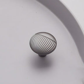 Modern Knurled Zinc Alloy Cabinet Pulls