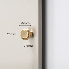 Smooth Gold Cabinet Handles for Wardrobe Cupboard