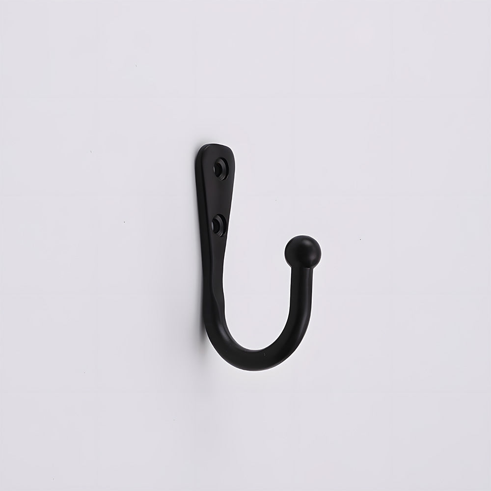 Traditional Ball-Top Solid Brass Wall Hook